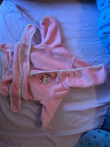 Peignoir bébé fille  3 mois
