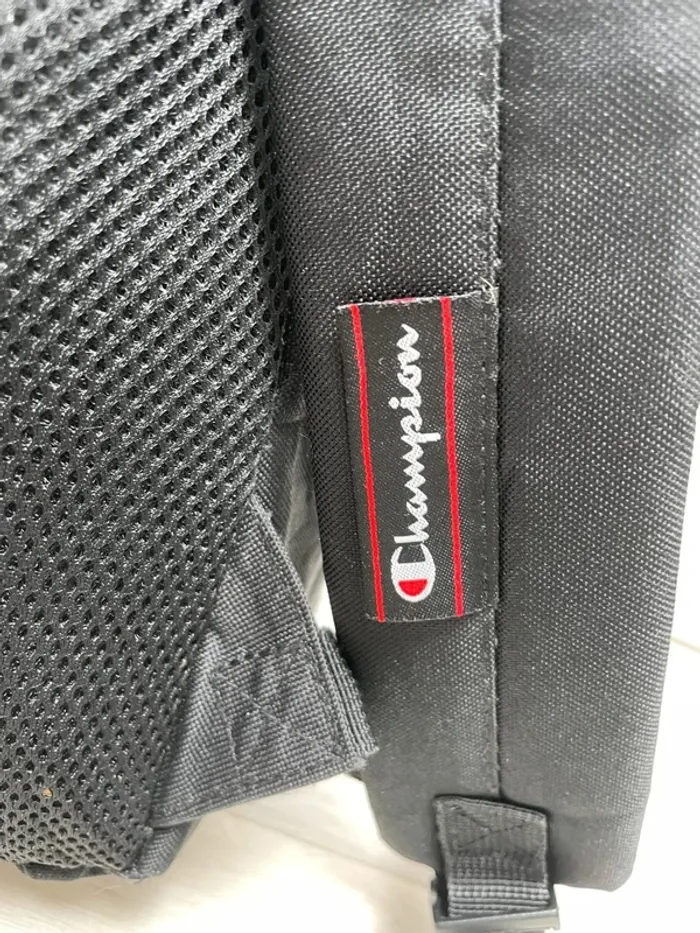 Champion black pink backpack embroided logo - photo numéro 5