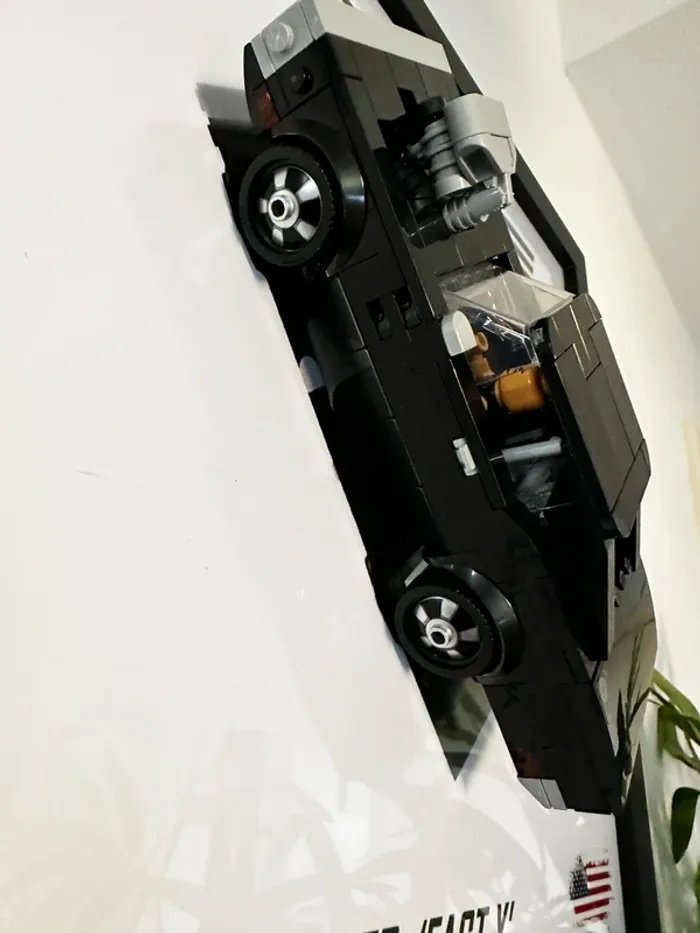 Cadre Lego Dodge Charger Fast X - format 30×40 cm (sans Lego) - photo numéro 5