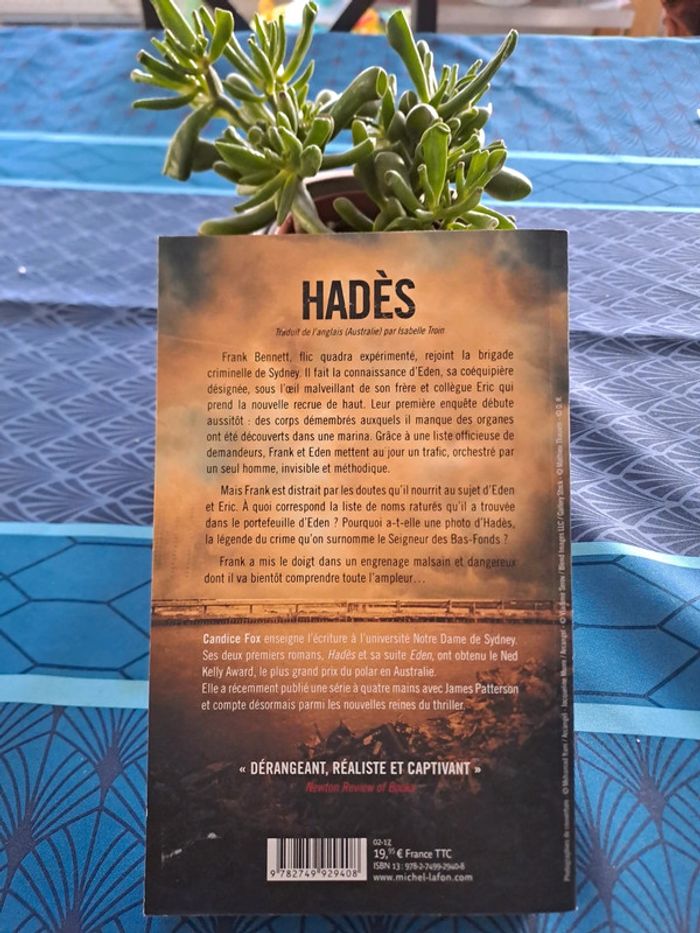 Livre Hadès, Candice Fox - photo numéro 2