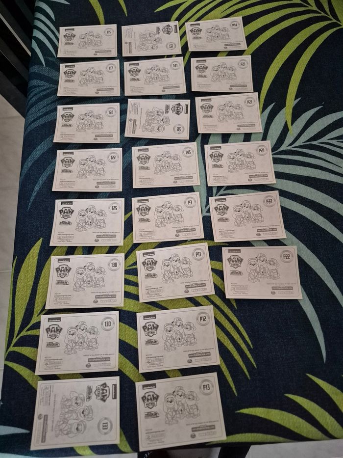 Lot stickers panini pat patrouille mission big truck - photo numéro 2