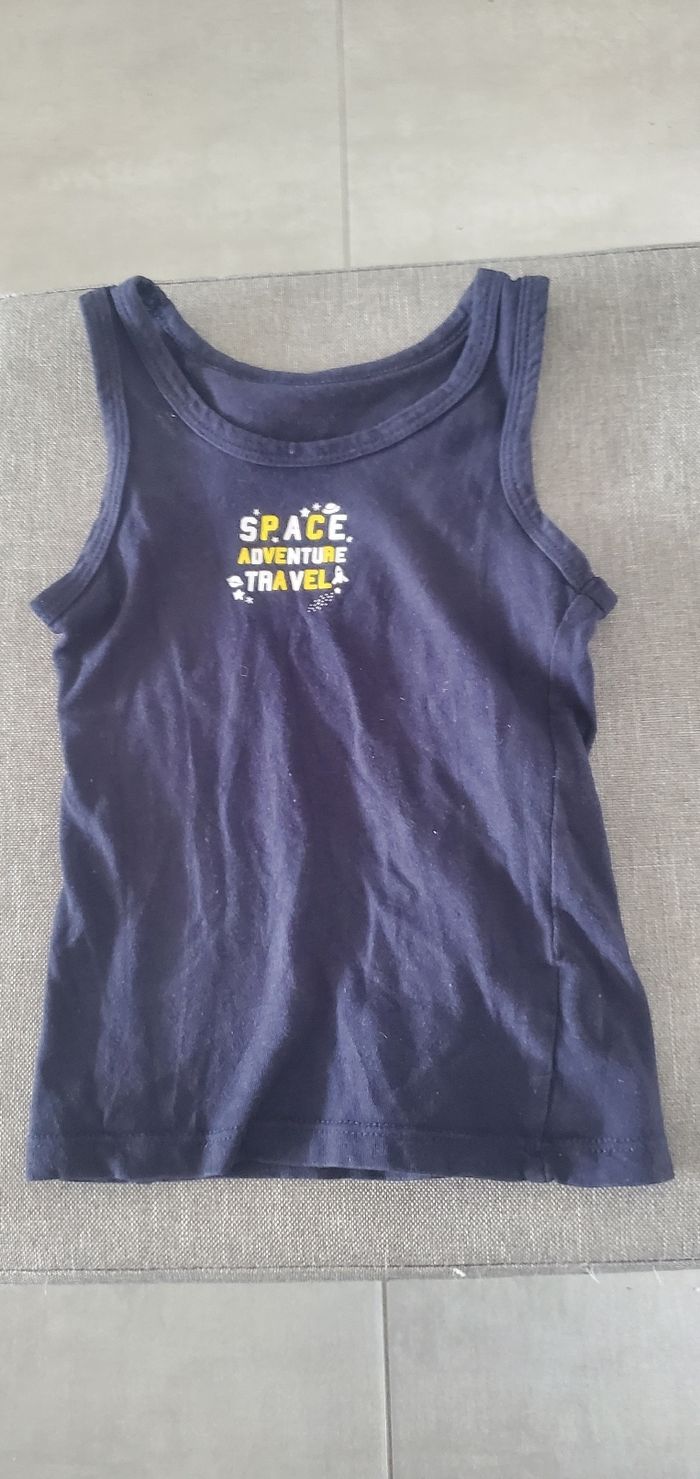 Lot de 3 maillots de corps/marcel taille 2/3 ans - photo numéro 4