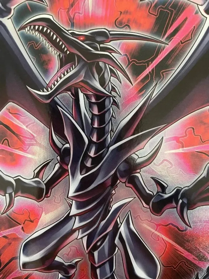 Yu-Gi-Oh! - Ichiban Kuji - Lot H Shikishi Dragon Noir aux Yeux Rouges  20*20 cm - photo numéro 2