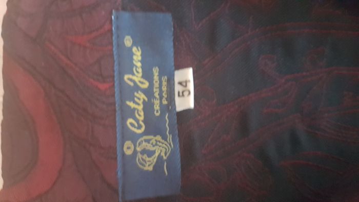 Veste été femme 54 rouge et noire Caty Jane - photo numéro 2
