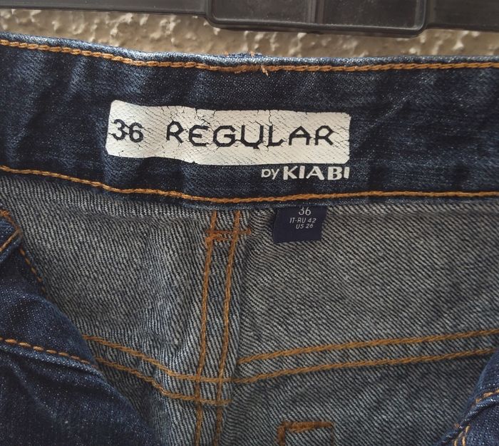 Pantalon jean bleu foncé garçon, taille 36 ,REGULAR  " KIABI " - photo numéro 3