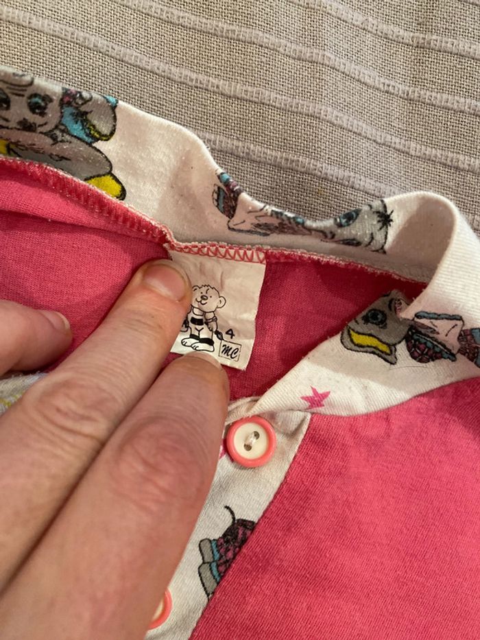 Pyjama 2 pièces fille 3 ans a 4 ans éléphants short - photo numéro 5