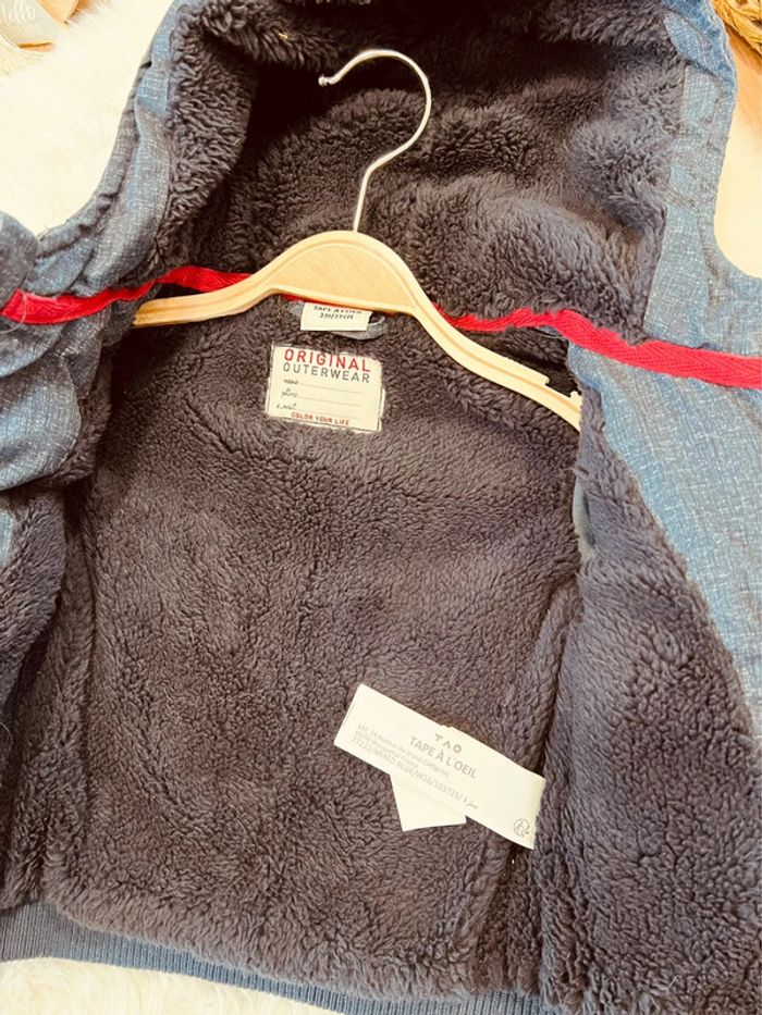 Taille 3 mois manteau doudoune garçon TAO bleu marine 💙 - photo numéro 6
