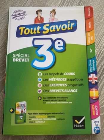 Tout Savoir 3ème