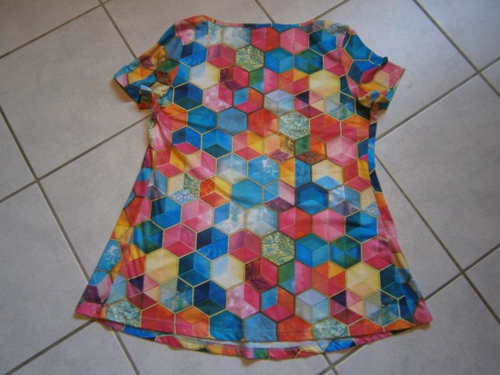 Tee-shirt MC multicolore SHEILAY Taille L/40 - photo numéro 7