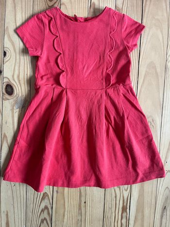 Robe rouge Jacadi 4 ans