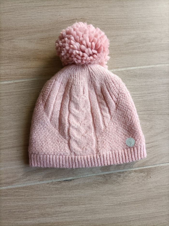 Bonnet Okaïdi rose pour fille taille 8 14 ans chaud neuf avec étiquette - photo numéro 2