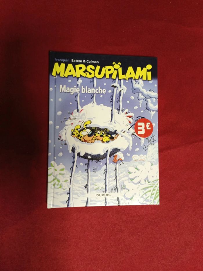 Marsupilami Magie blanche " Dupuis " mini bd "