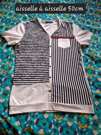 tee shirt rayé xl