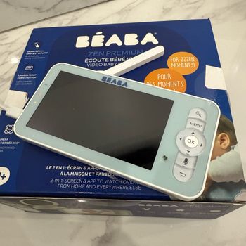 Moniteur parent écran de babyphone Béaba Zen Premium. Vendu seul.