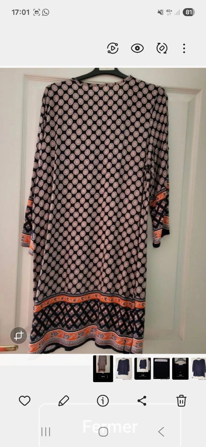 Blouse longue manche 3/4 - photo numéro 2