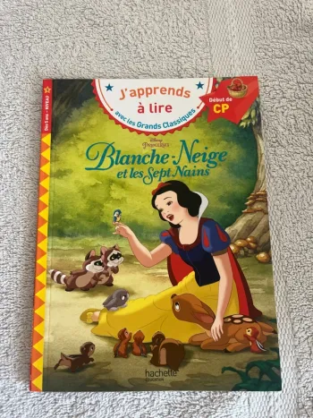 Livre “J’apprends à lire – début CP” 🏰 Blanche-Neige et les sept nains