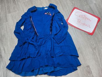 Robe bleu roi Catimini 8 ans 👗 neuve