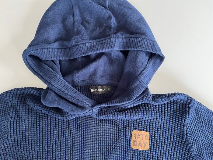 Pull à capuche marine TODAY  12 ans - photo numéro 2