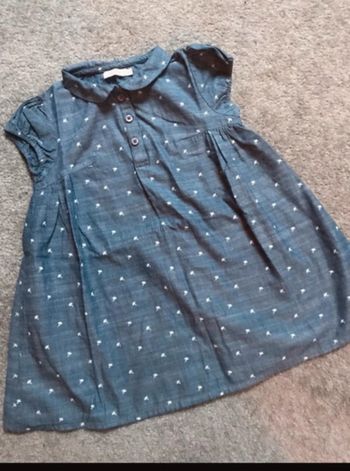 Robe bout’chou 18 mois bleu jean