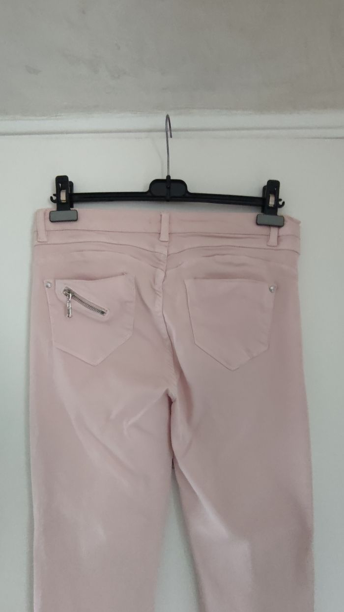 Pantalon femme marque breal taille 40  couleur rose - photo numéro 6