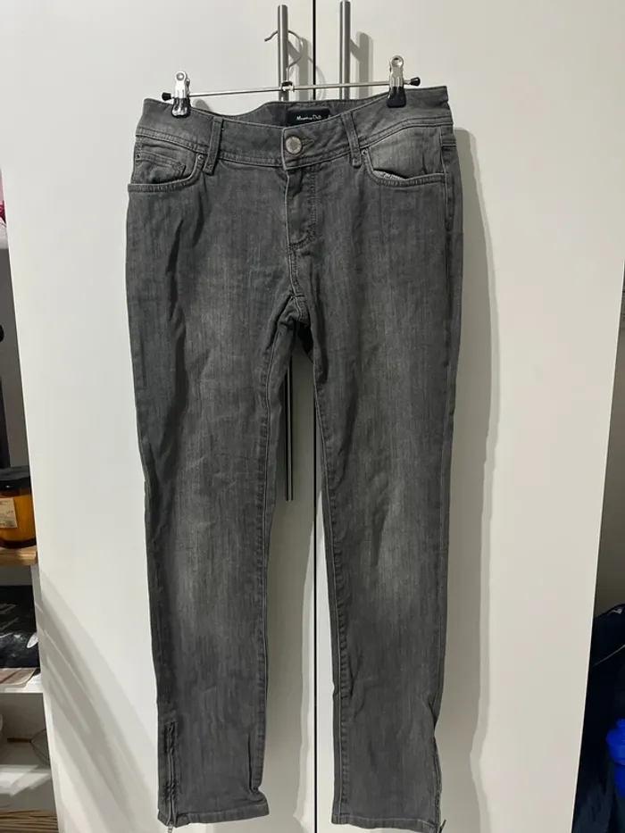 Jean Massimo Dutti gris skinny