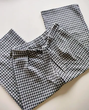 Pantacourt Pieds de poules Mango S