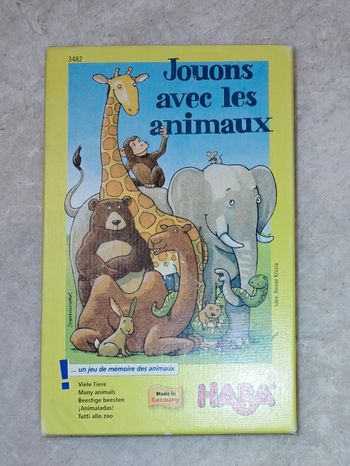 Jeu Jouons aux animaux - Haba