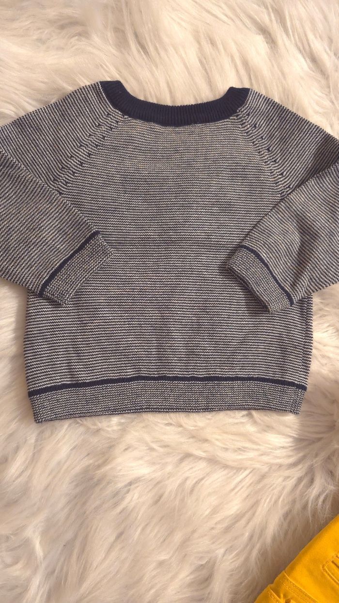 (NEUFS  non portés) 🏷🏷😍💙🥰 superbe ensemble pull tricot et jeans 3mois Garçon 🥰💙 - photo numéro 4