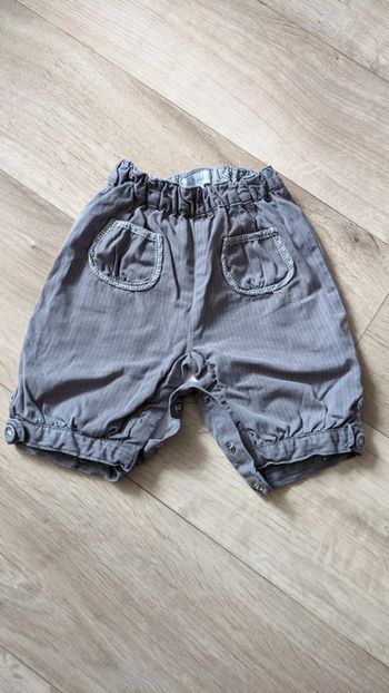 Short Gris/Taupe Kimbaloo 18 Mois