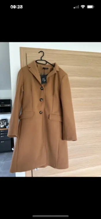 Veste longue Camel 36