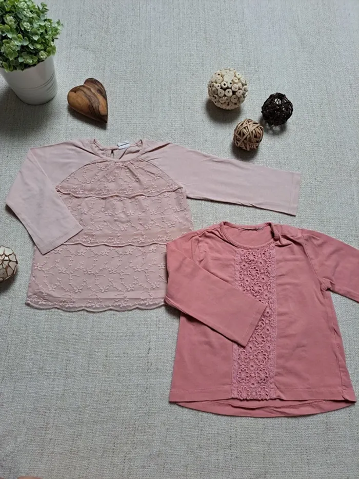 Lot de 2 t-shirts manches longues 86