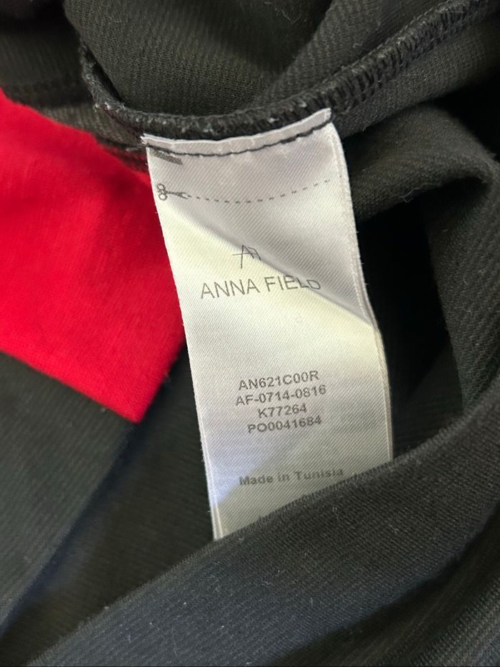 Robe noire et rouge sans manches Anna Field taille 40 bon état - photo numéro 10