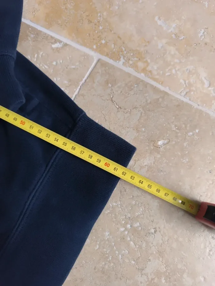 Veste pull zippée Ralph Lauren homme M marine logo rouge excellent état - photo numéro 4