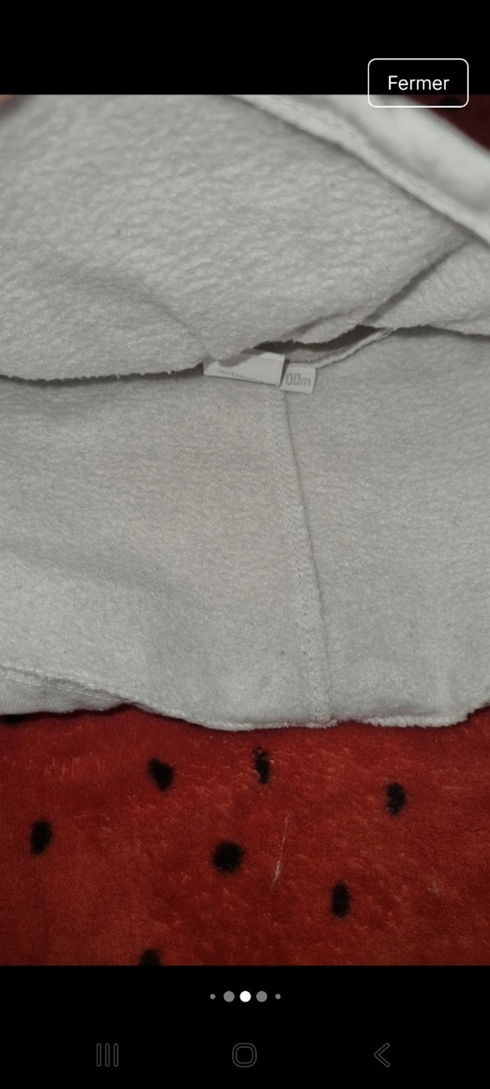 Robe polaire marie aristochats naissance 0 mois fille en bon état - photo numéro 5