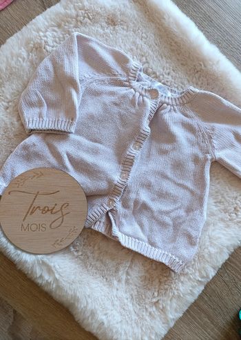 Gilet 3 mois fille