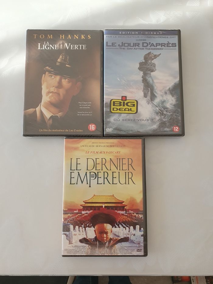 Lot 3 dvd, neuf sous blister 💿