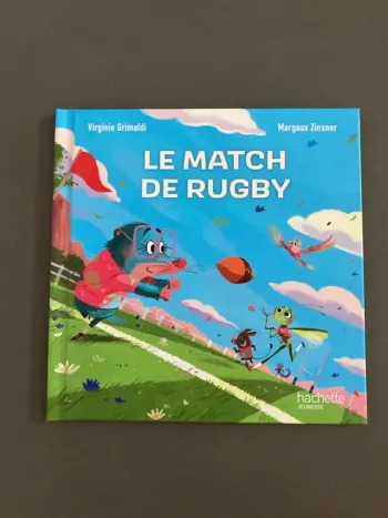 Livre le match de rugby hachette