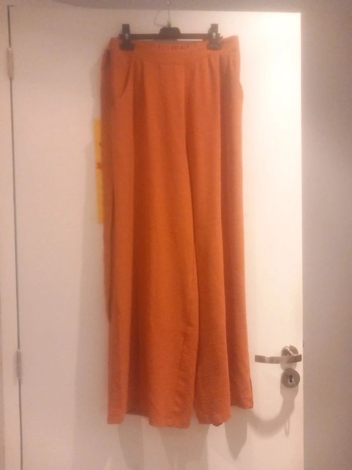 Pantalon large fluide L