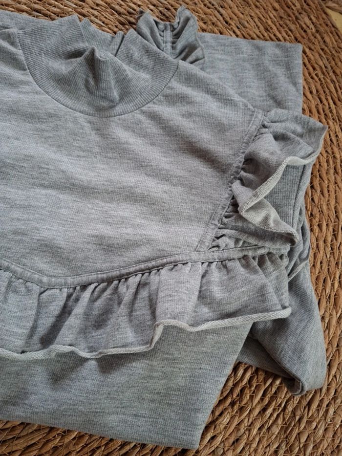 Pull fin H&M taille 40 gris clair - photo numéro 8