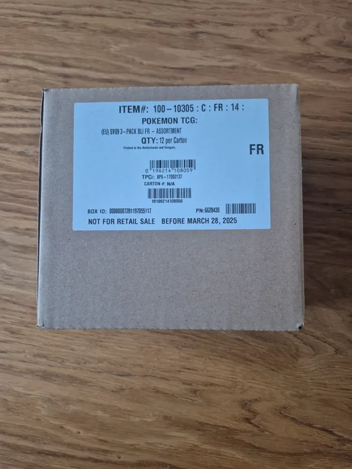 Case 12 Tripack Pokémon EV09 Aventures Ensemble FR Écarlate Et Violet EV9 Fr