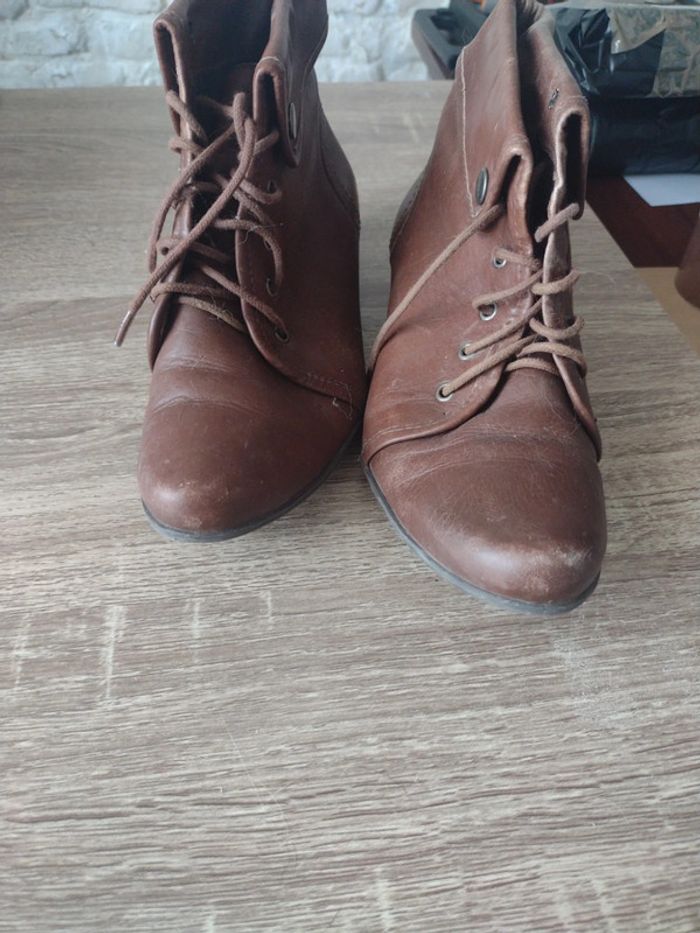 Bottines marron san marina taille 37 - photo numéro 4