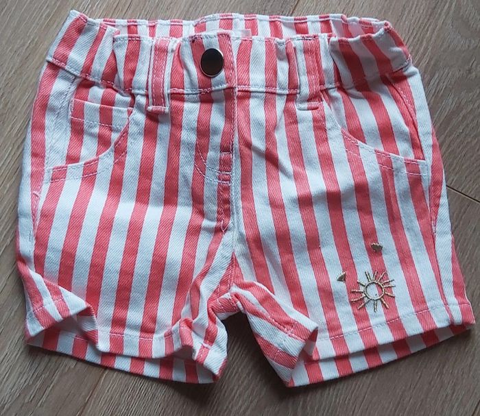 Short rayé