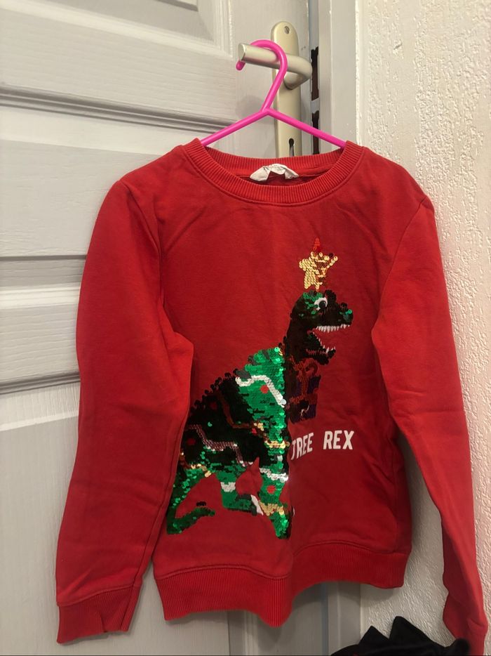 Sweat dinosaure h&m 6/8 ans
