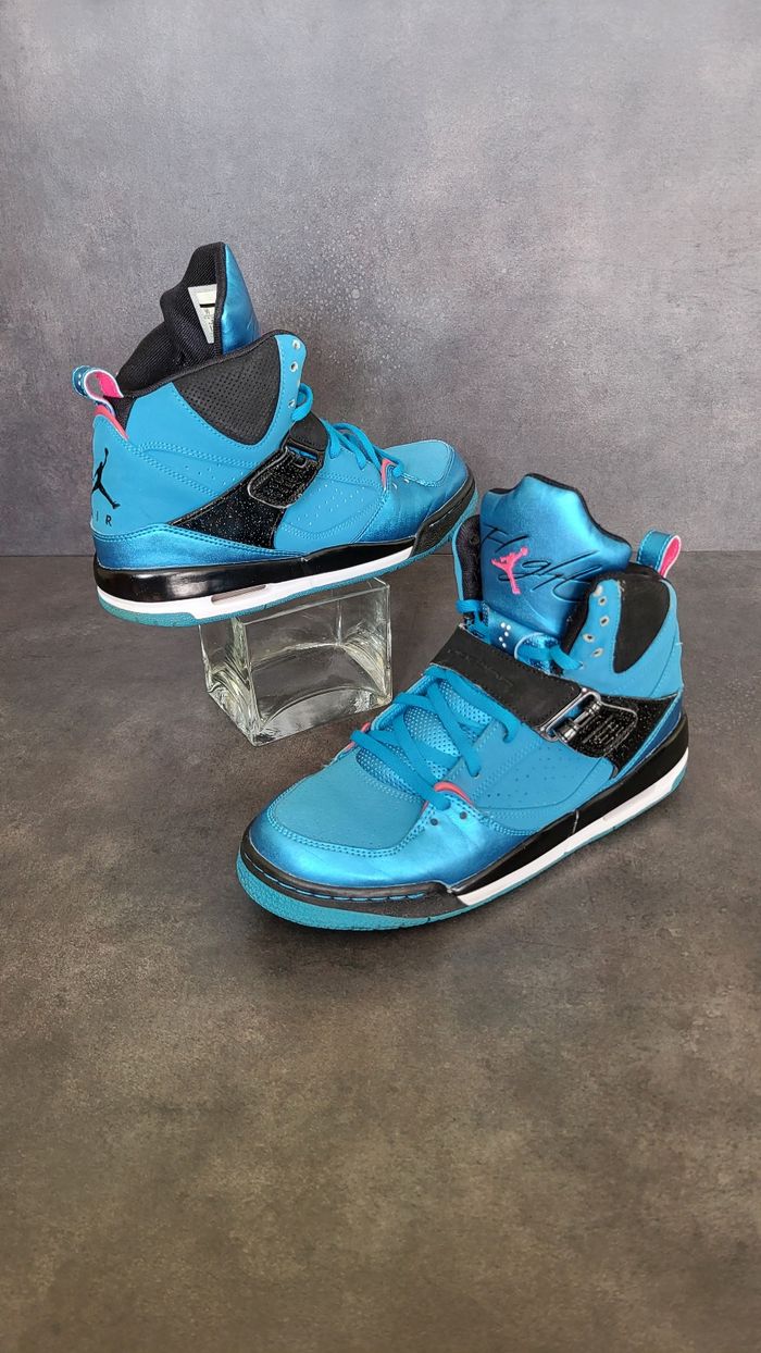 Jordan Flight 45 High Premium GS Dynamic Blue - 547769406 - Size : 40 🌈🌈 - photo numéro 3