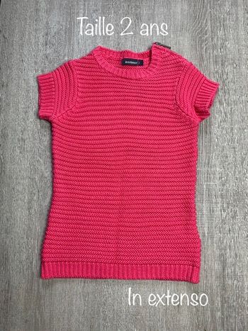 Robe pull en maille épaisse - taille 2 ans