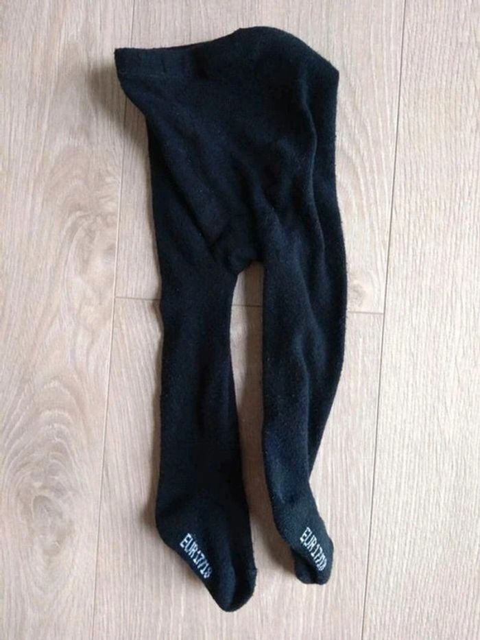 Ensemble fille 3 pièces Robe salopette velours Biche DPAM, Tee shirt et collants Kiabi 6 mois - photo numéro 6