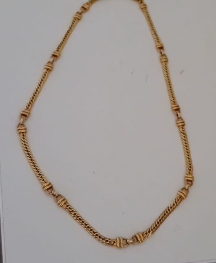 collier en maille or - photo numéro 2