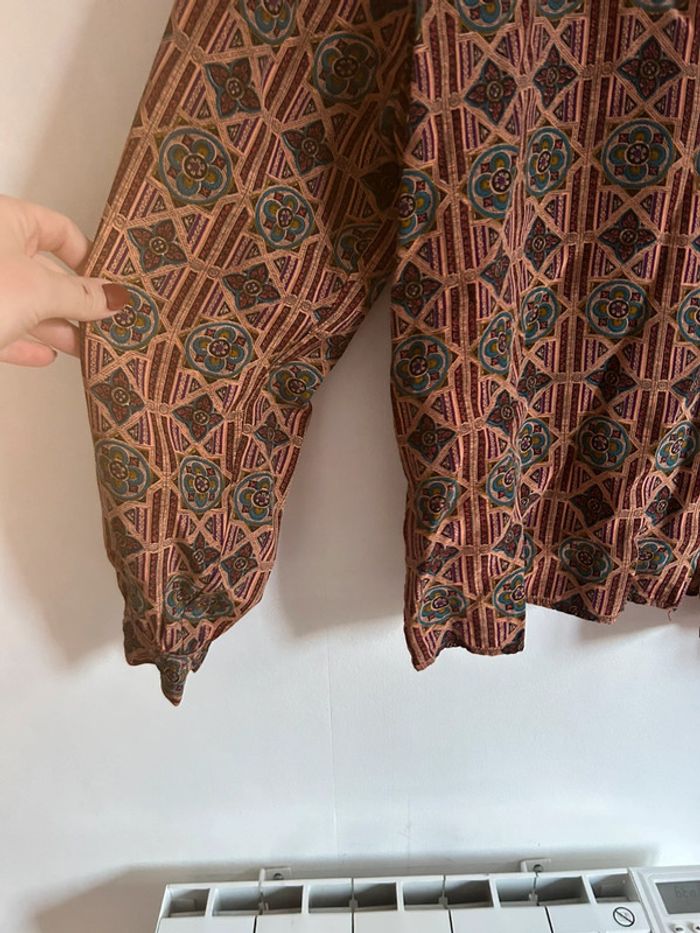Jolie chemise à motifs • Daniel D • taille L/40 • en Rayonne - photo numéro 4