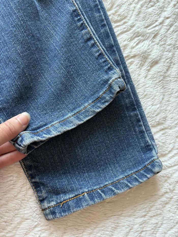Jean Levi's 512 femme vintage (W30 L30 L/40) bleu Classic Slim Tapered Mexico taille haute – Rare - photo numéro 7