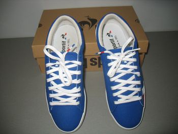  BASKETS BLEU EN TOILE "LE COQ SPORTIF" - P38 - n°10